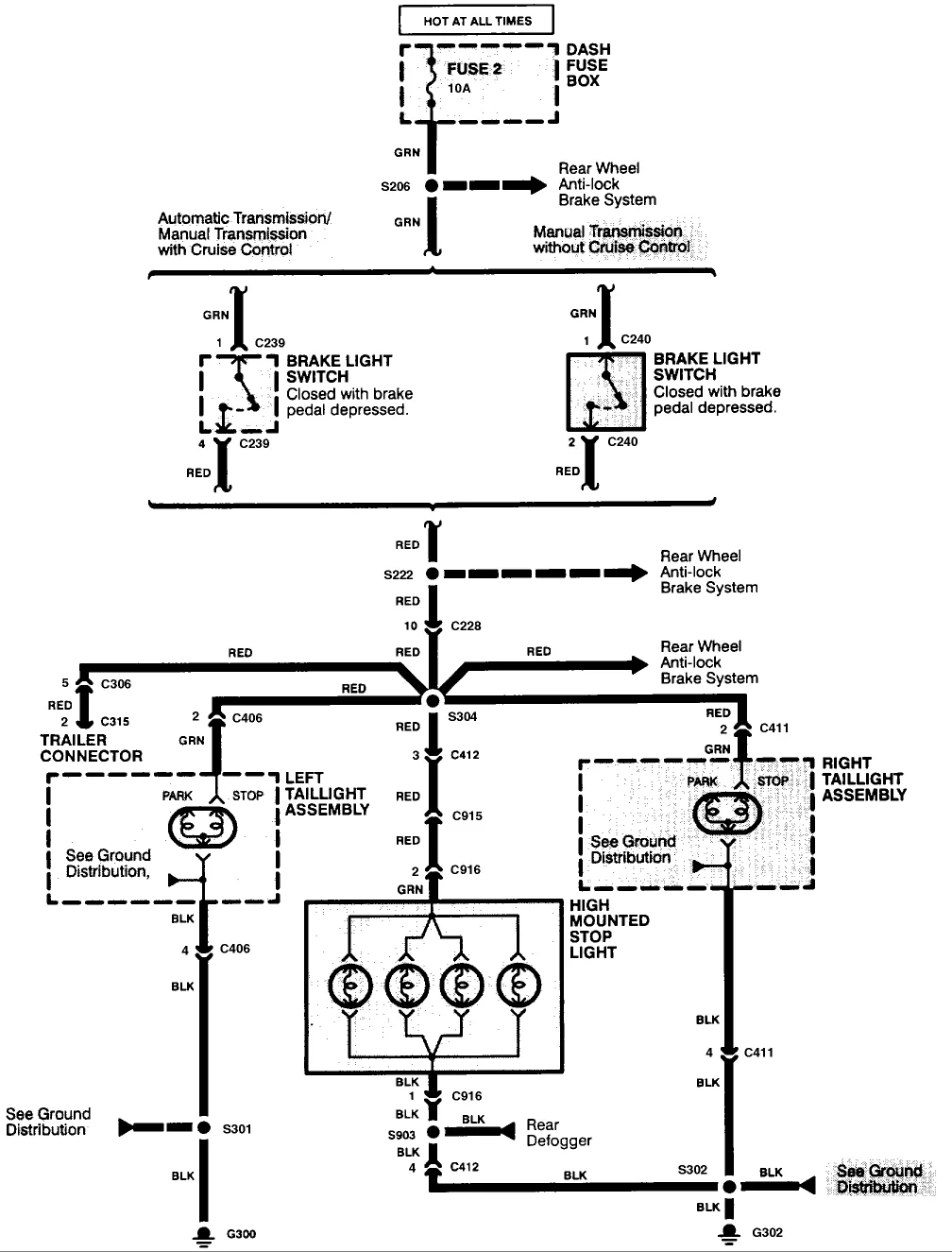 Diagram 95 Isuzu Rodeo Wiring Diagram Lights