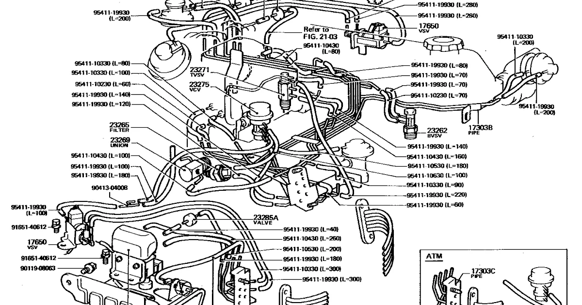 Diagram 96 Tacoma Engine Parts Diagram
