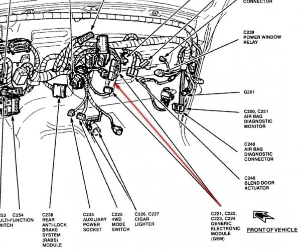 Diagram 98 Explorer Eatc Wiring Diagram