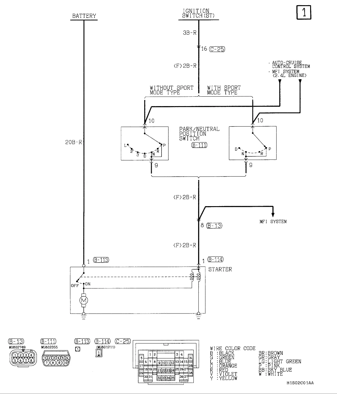 Diagram 98 Sebring Ignition Wiring Diagram