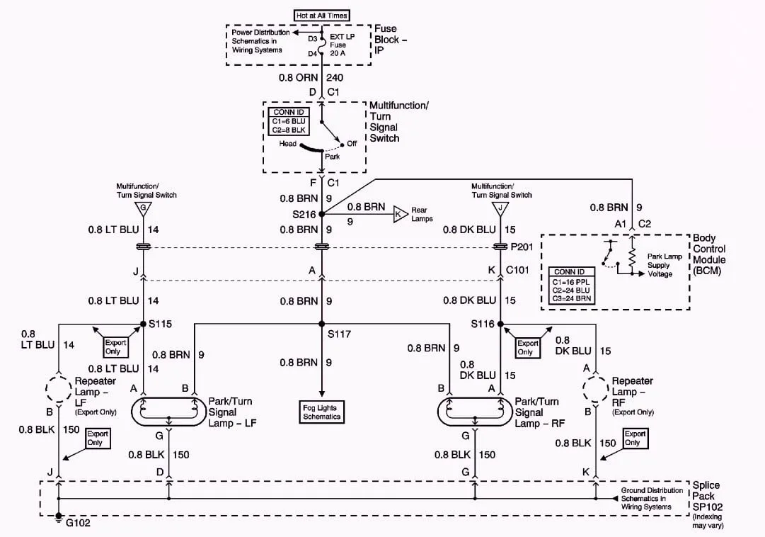 Diagram 99 Cavalier Headlight Diagram