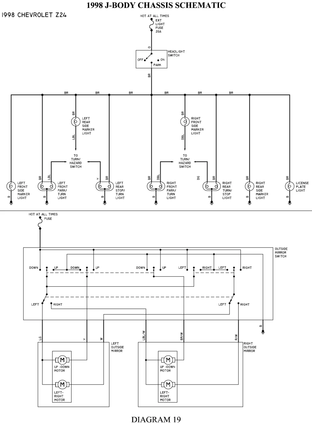 Diagram 99 Cavalier Headlight Wiring Diagram