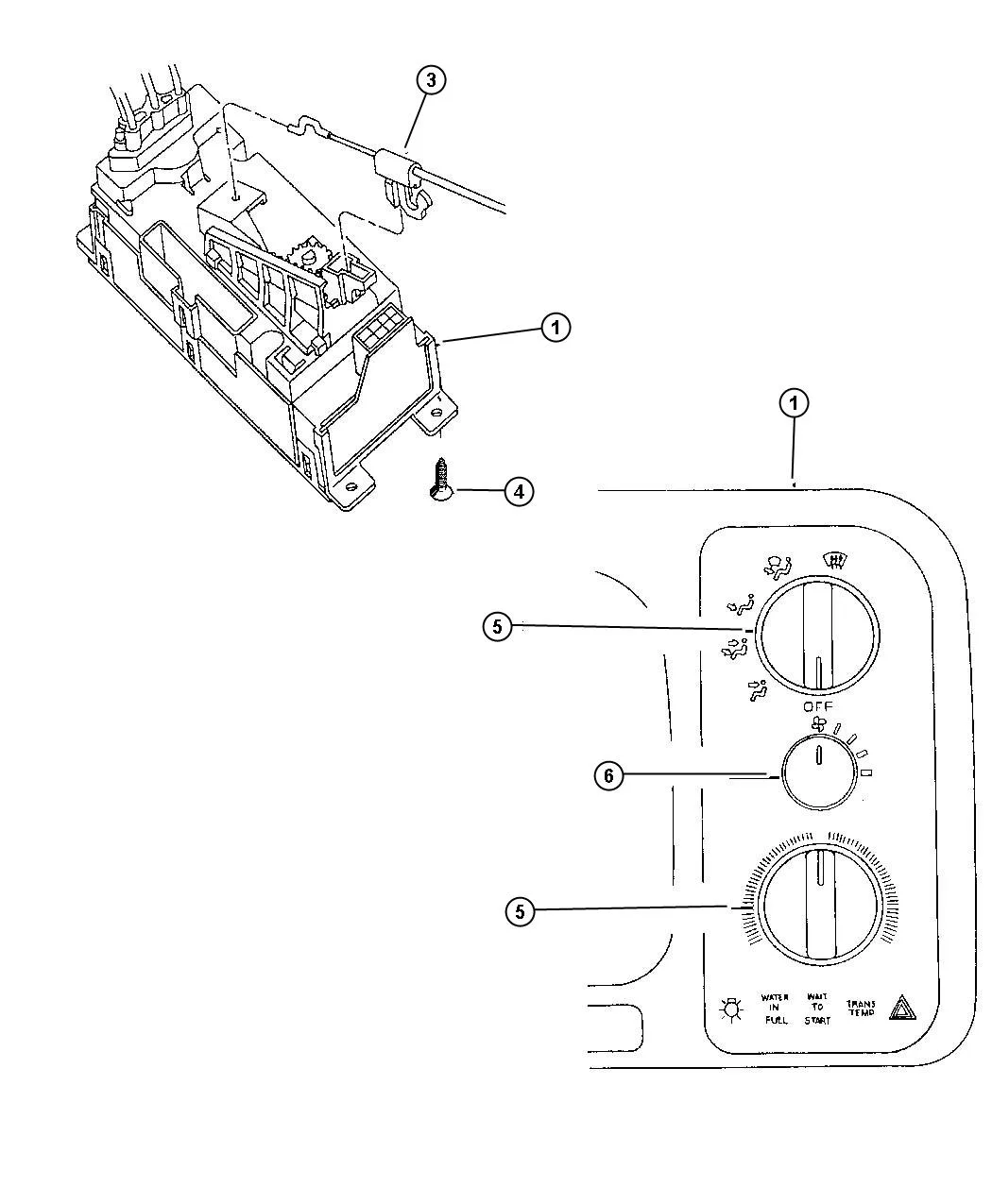 Diagram 99 Dodge Ram 1500 Heater Control Wiring Diagram