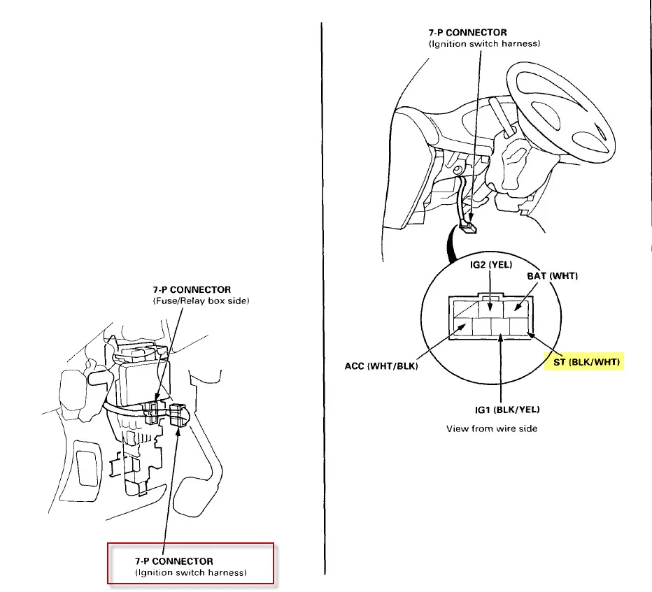 Diagram 99 Honda Accord Ignition Wiring Diagrams