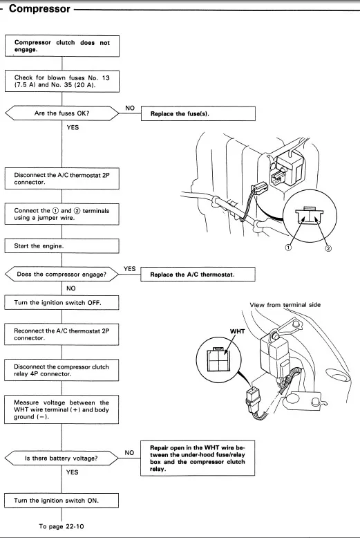 Diagram A C Ac Compressor And Clutch For Honda Civic 1 8L 2006 Wiring Diagram
