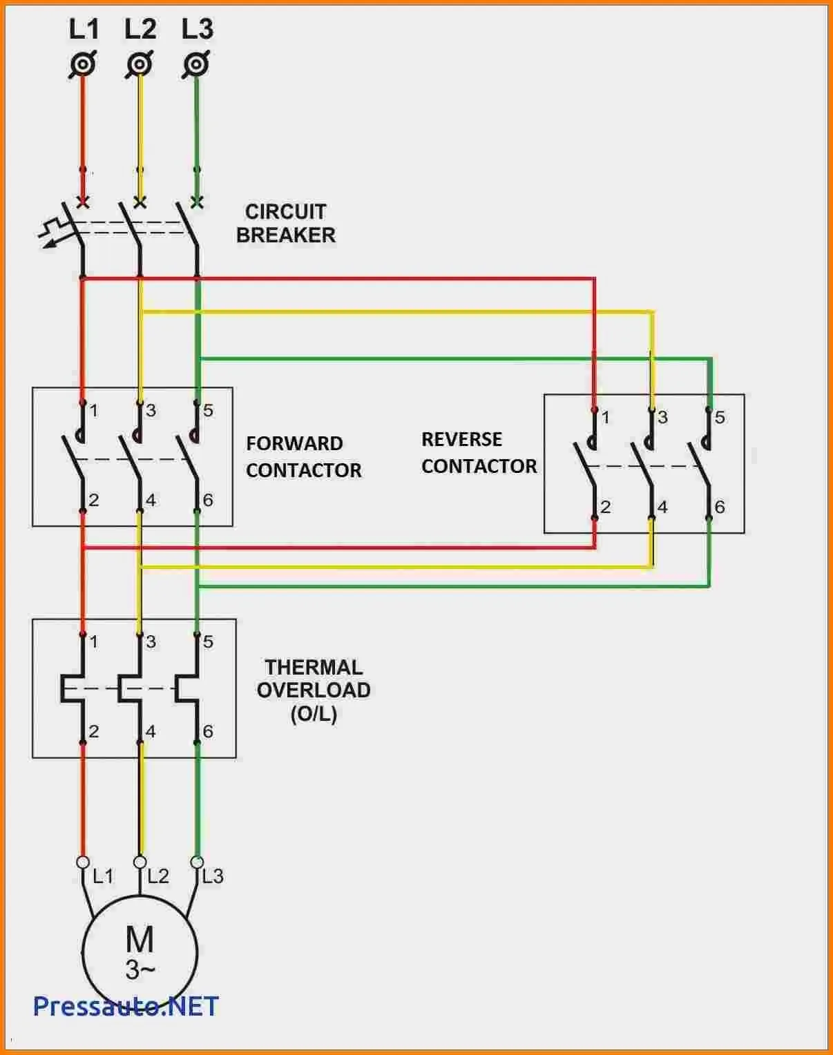 Diagram A Simple Motor Starter Manual Motor Starter Schemati