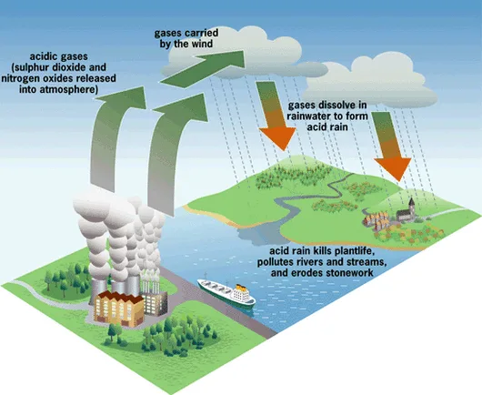Diagram Acid Rain