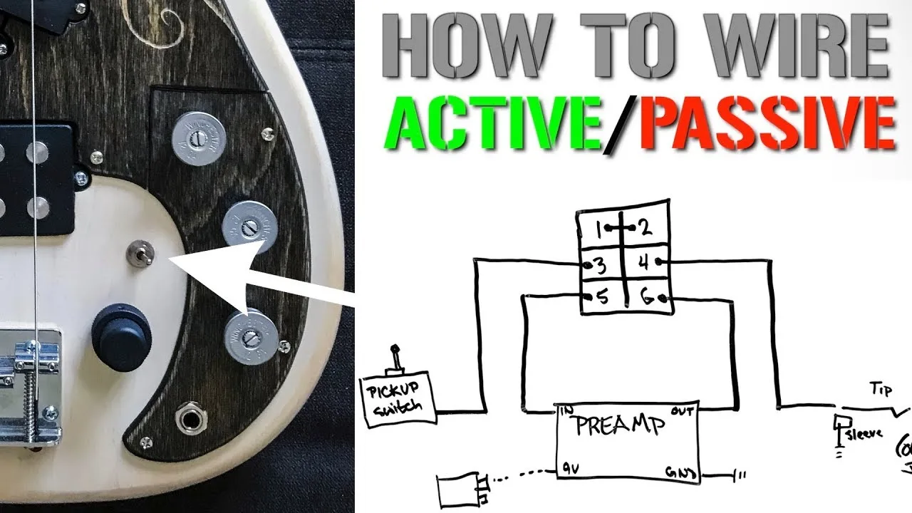 Diagram Active B Pickup Wiring Diagram For Guitar
