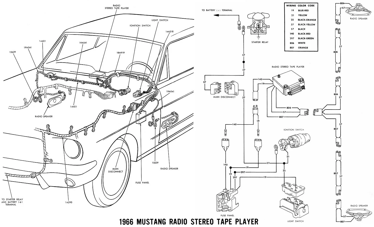Diagram Air Conditioner Wiring Diagram 1966 Mustang