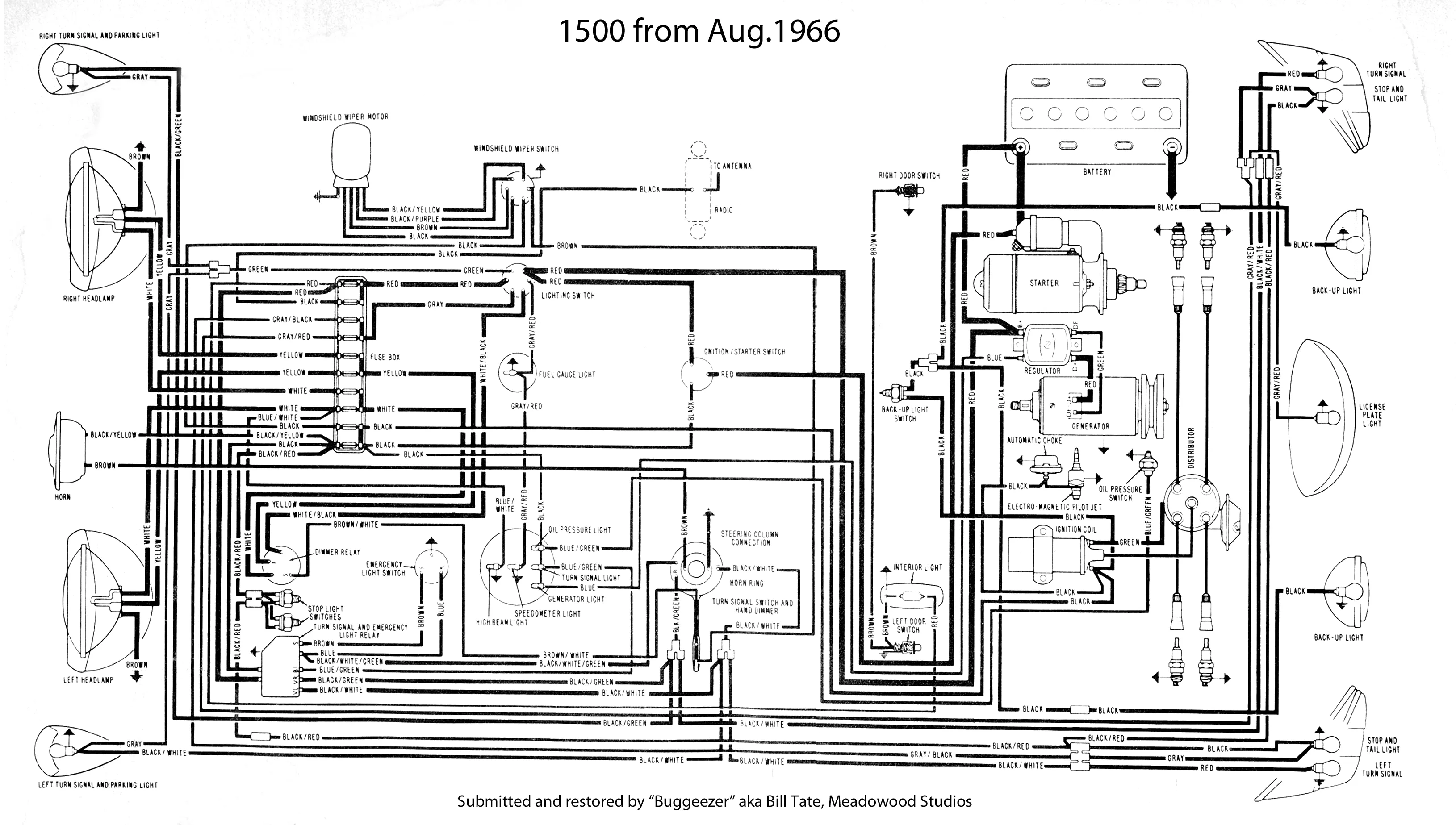 Diagram Air Cooled Vw Wiring Diagram