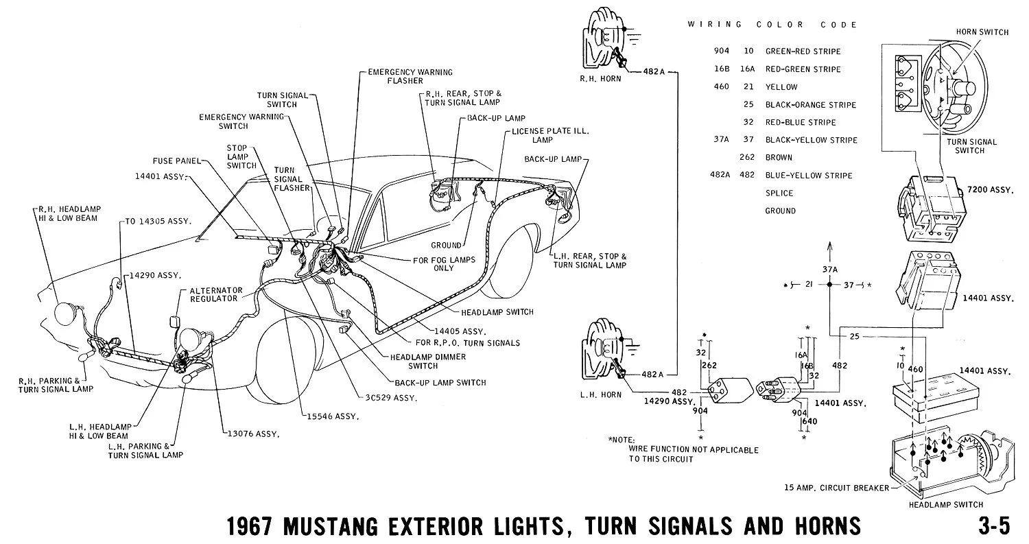 Diagram Alternator Wiring Diagram For 1967 Mustang