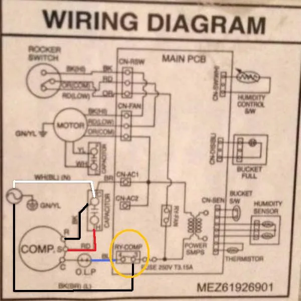 Diagram Aprilaire Dehumidifier Wiring Diagram