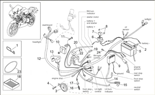 Diagram Aprilia Af1 Wiring Diagram