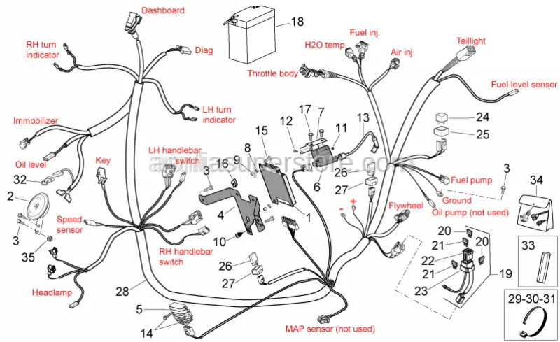 Diagram Aprilia Pegaso 125 Wiring Diagram