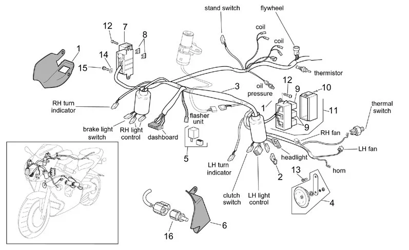 Diagram Aprilia Tuono Wiring Diagram