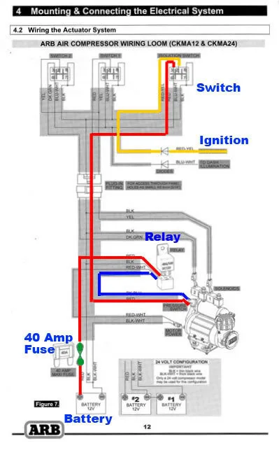 Diagram Arb Air Locker Compressor Switch Wiring Diagram