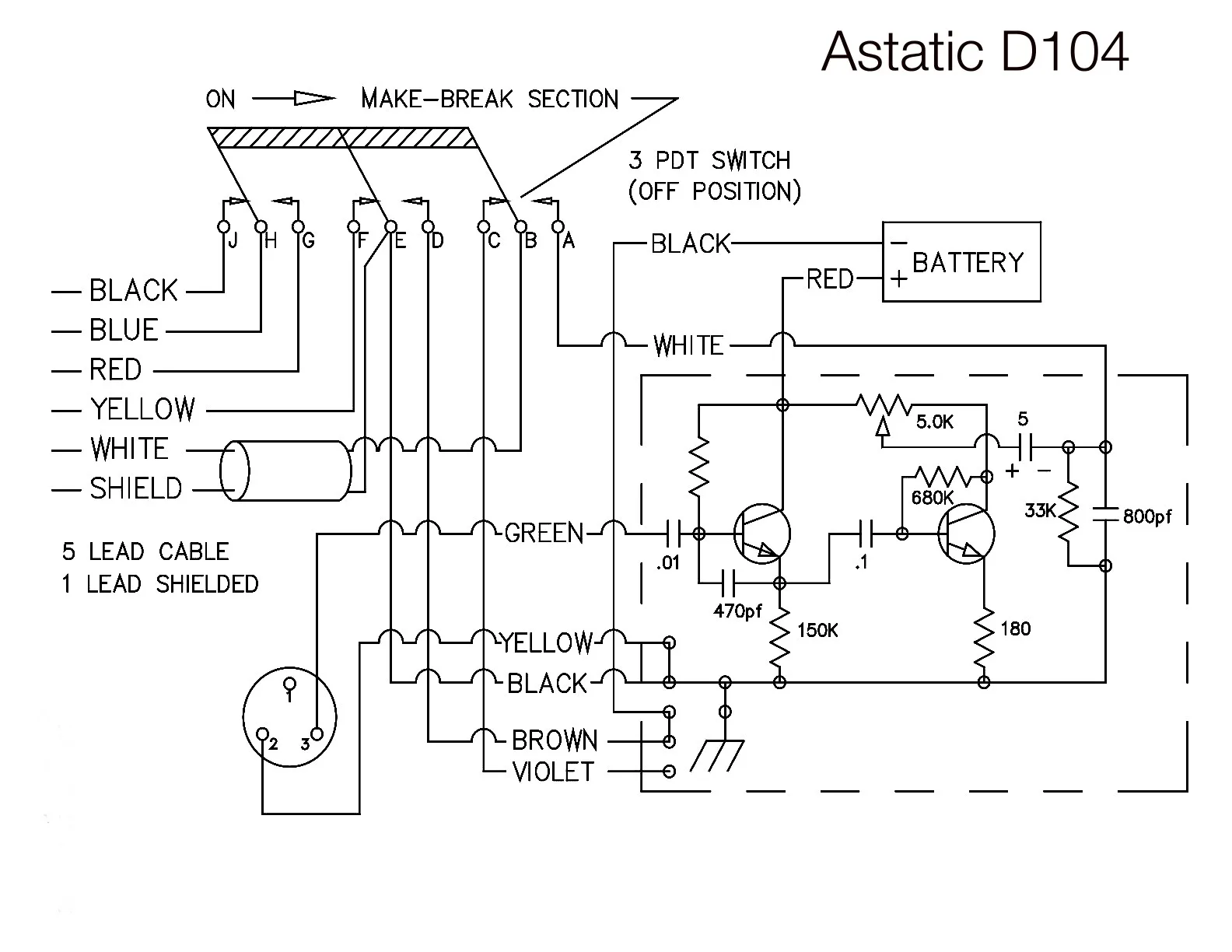 Diagram Astatic D 104 Wiring Diagrams