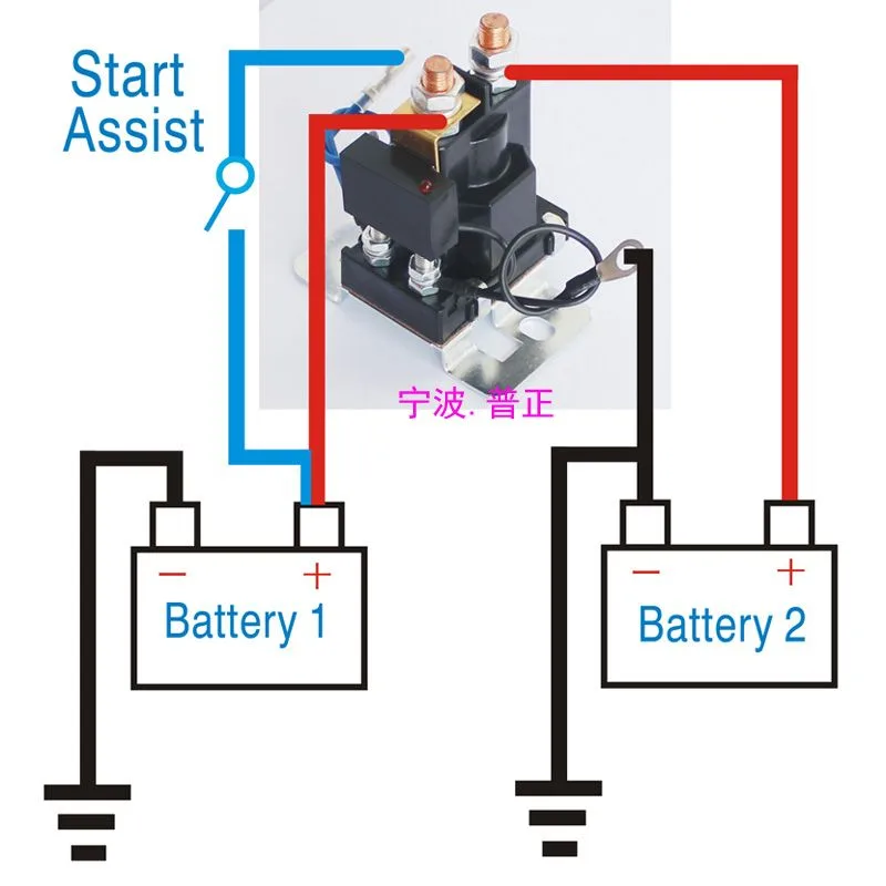 Diagram Battery Isolator Relay Wiring Diagram