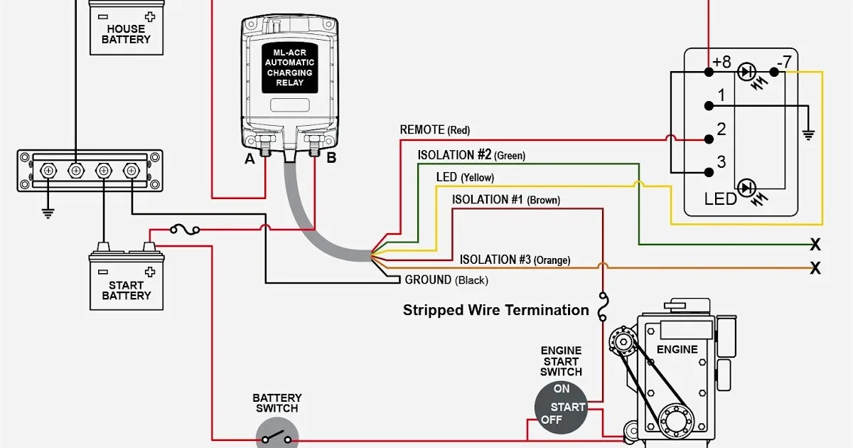 Diagram Battery Isolator Switch Wiring Diagram