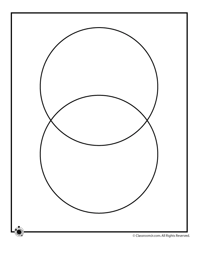Diagram Blank Venn Diagram 2 Circle S With Lines
