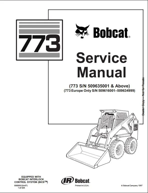 Diagram Bobcat 773 Hydraulic Diagram