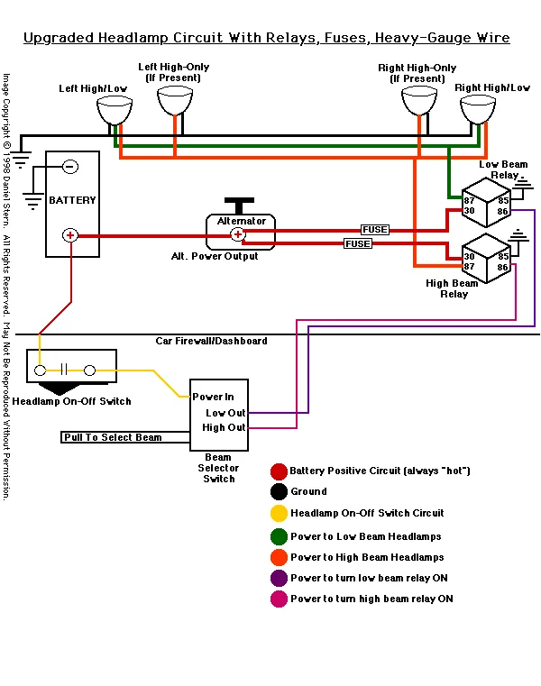 Diagram Bosch Headlight Relay Wiring Diagram