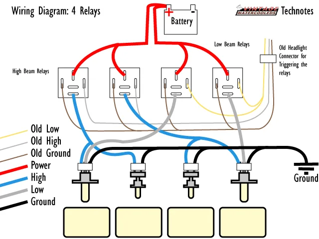 Diagram Bosch Headlight Relay Wiring Diagram