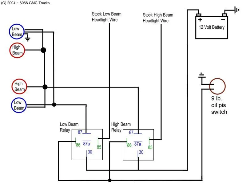 Diagram Bosch Headlight Relay Wiring Diagram