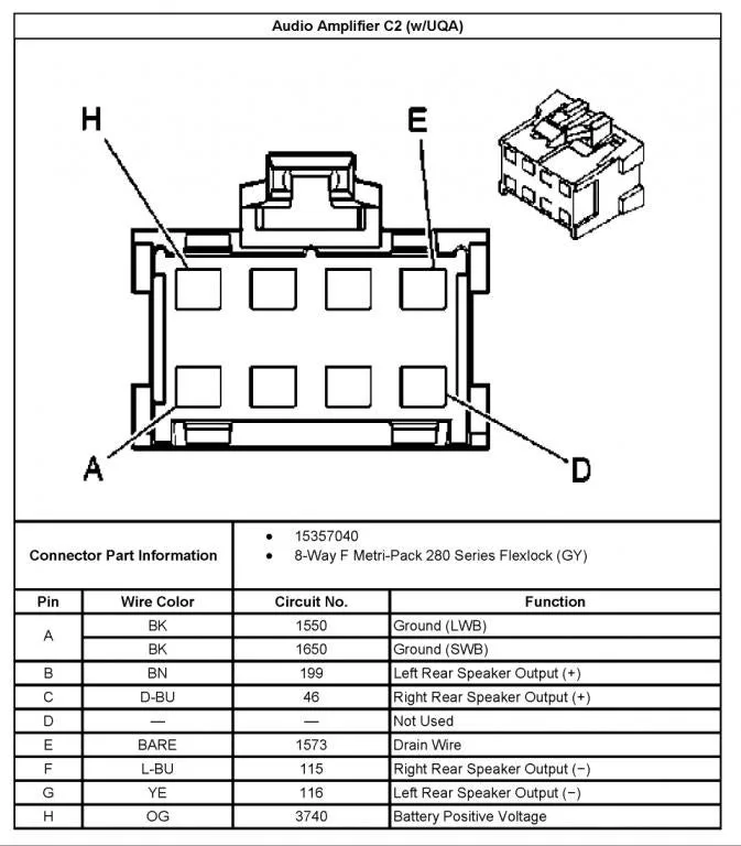 Diagram Bose Amp Wiring Diagram Chevy