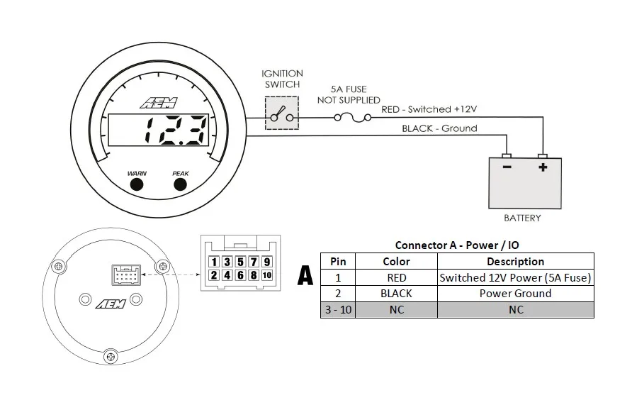 Diagram Cen Tech Volt Gauge Wiring Diagram