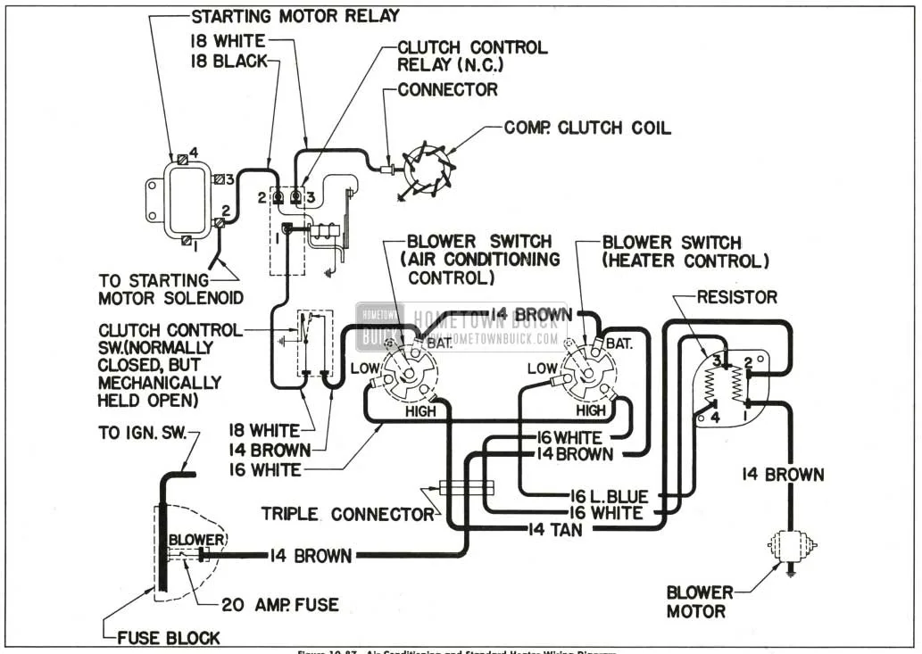 Diagram Chevrolet 1959 Air Con Wiring Electrical Diagram