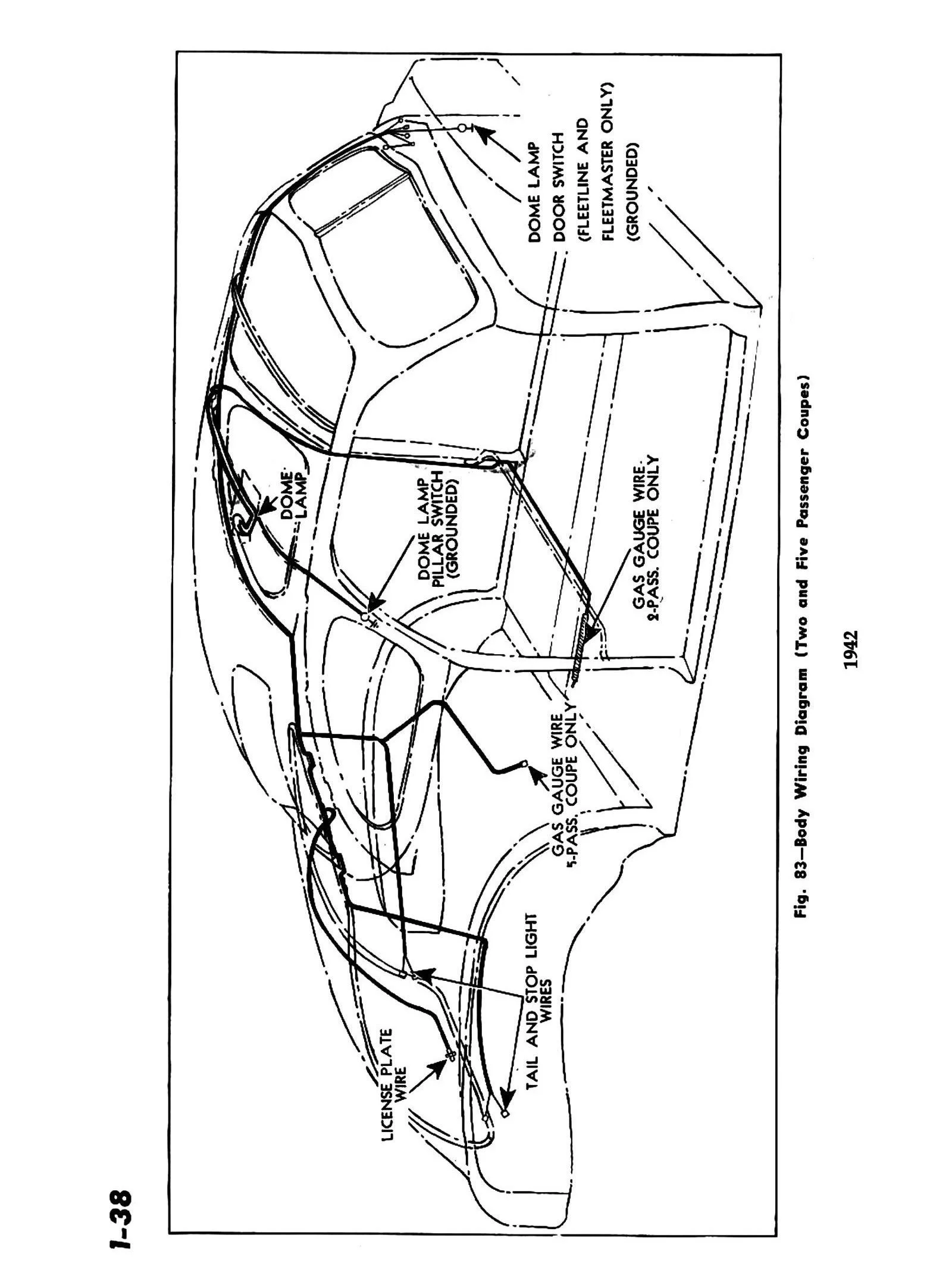 Diagram Chevrolet Chevy 1945 Truck Wiring Electrical Diagram