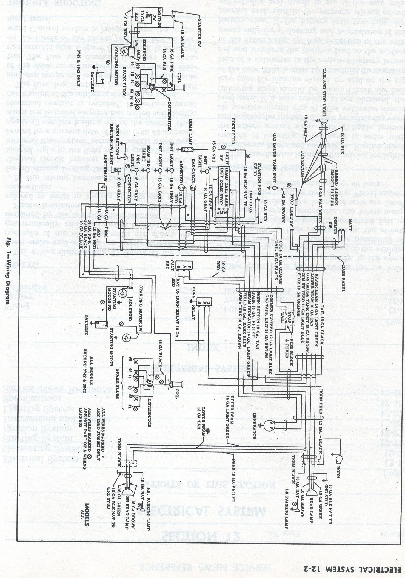 Diagram Chevrolet Chevy 1954 Truck Wiring Electrical Diagram Manual