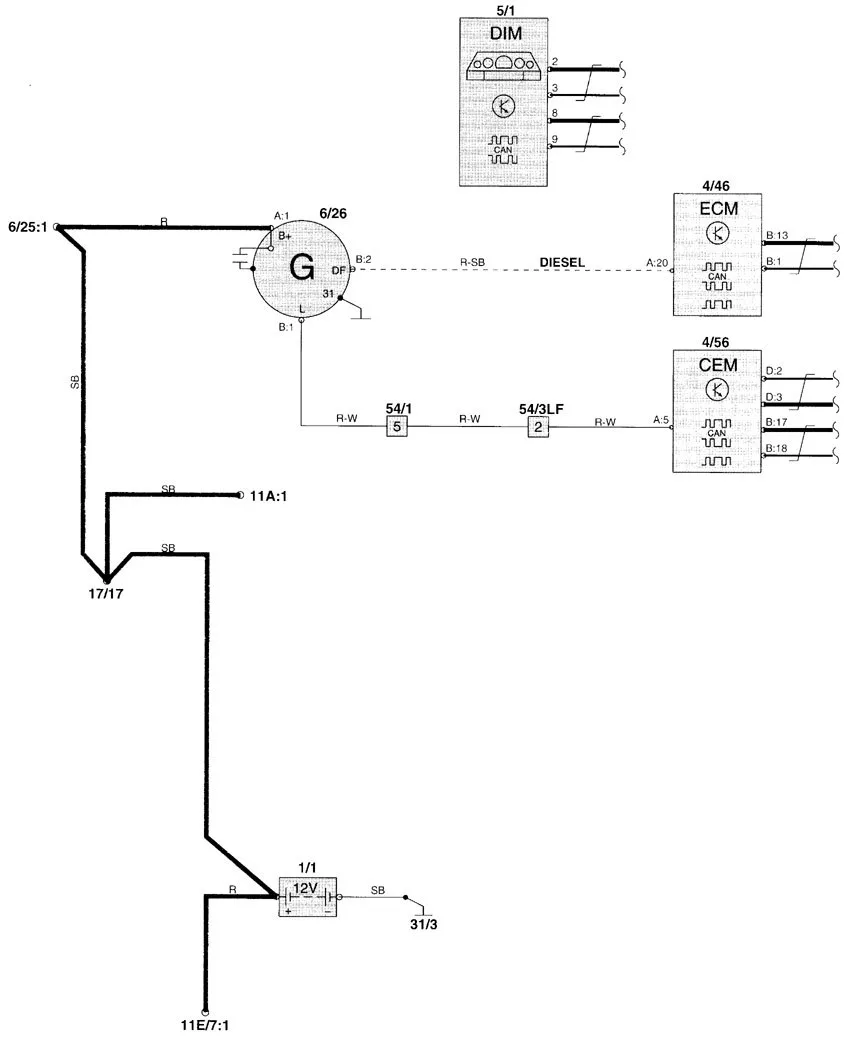 Diagram Chrysler Wiring Diagram Charging System