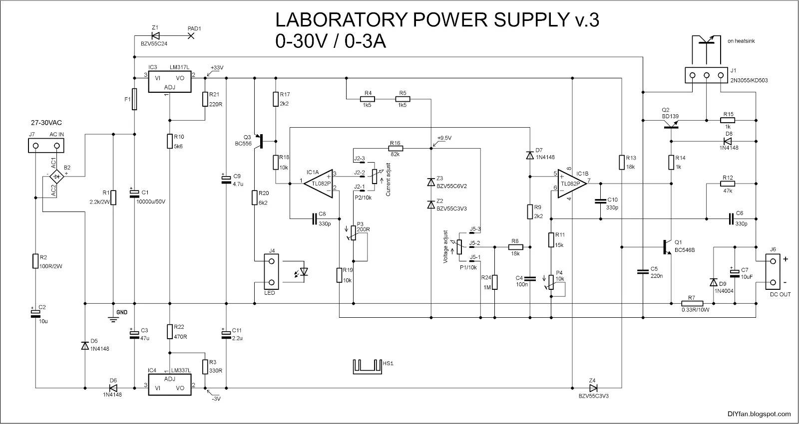 Diagram Circuit Diagram Of 0 30V Regulated Power Supply