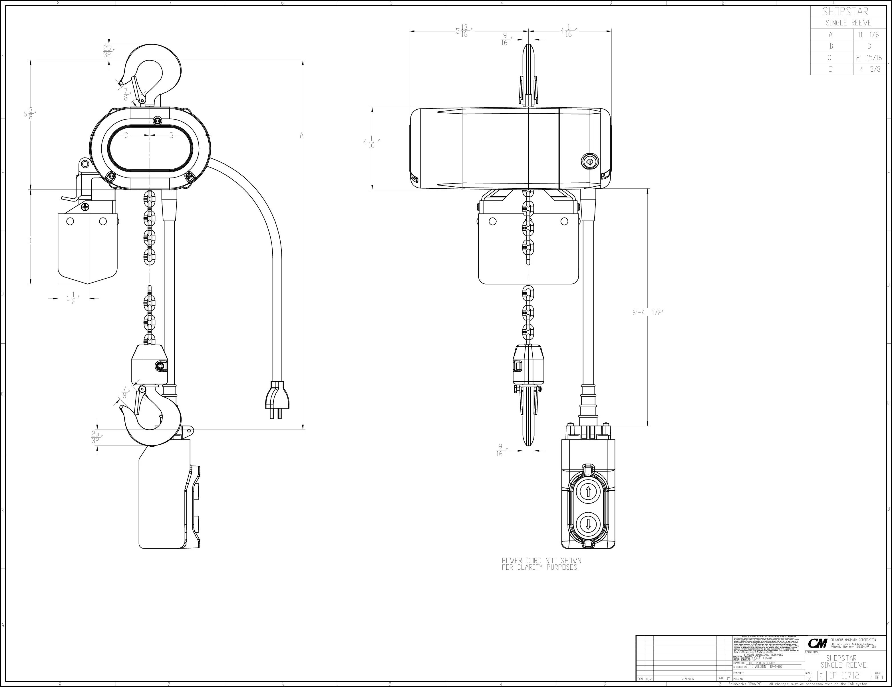 Diagram Coffing Hoist Wiring Diagram 115 Volt