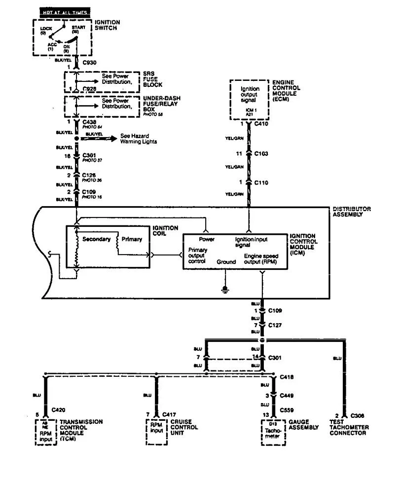 Diagram Complete Wiring Diagram 94 Acura Integra