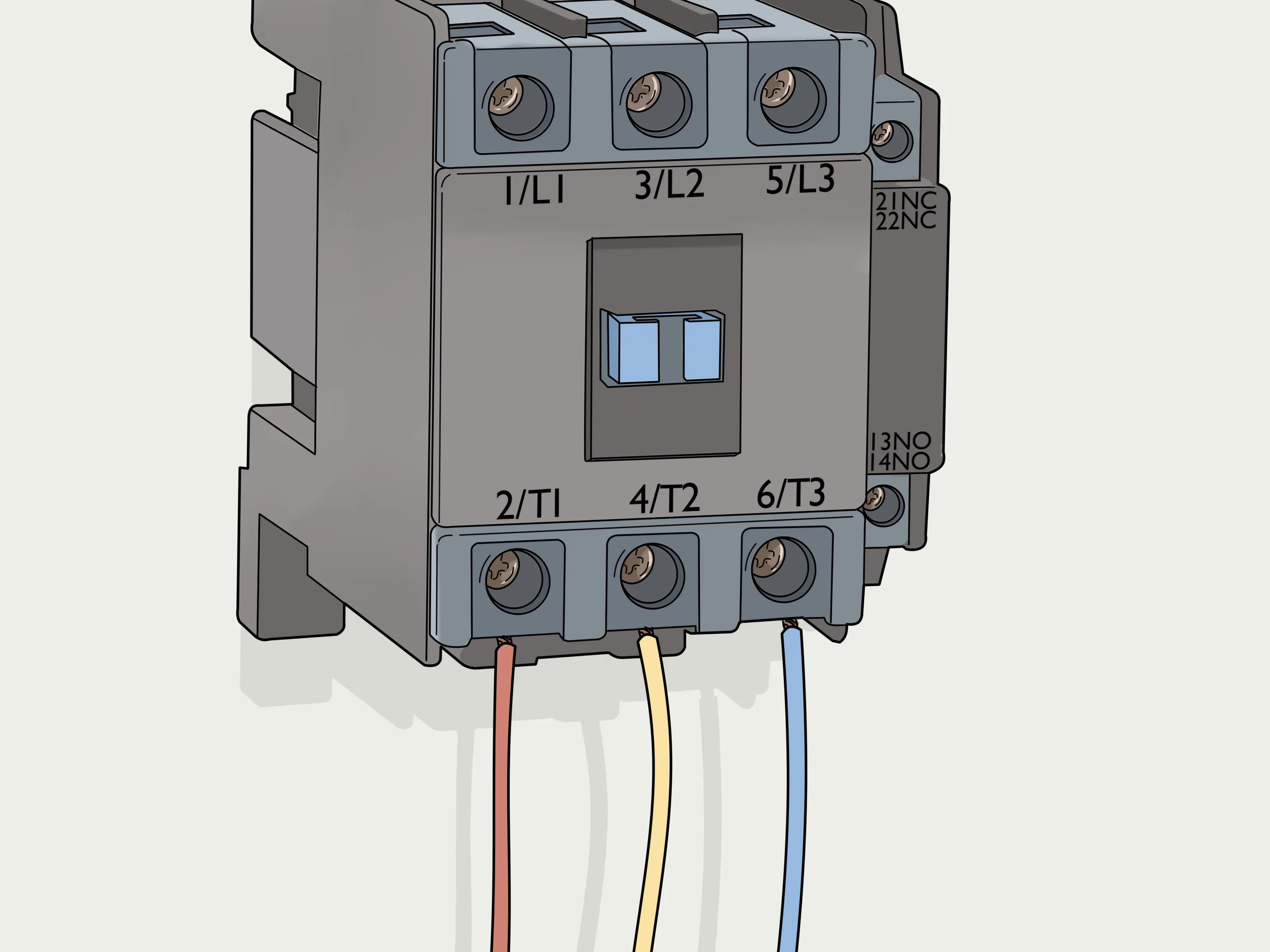 Diagram Connection Diagram Of Contactor