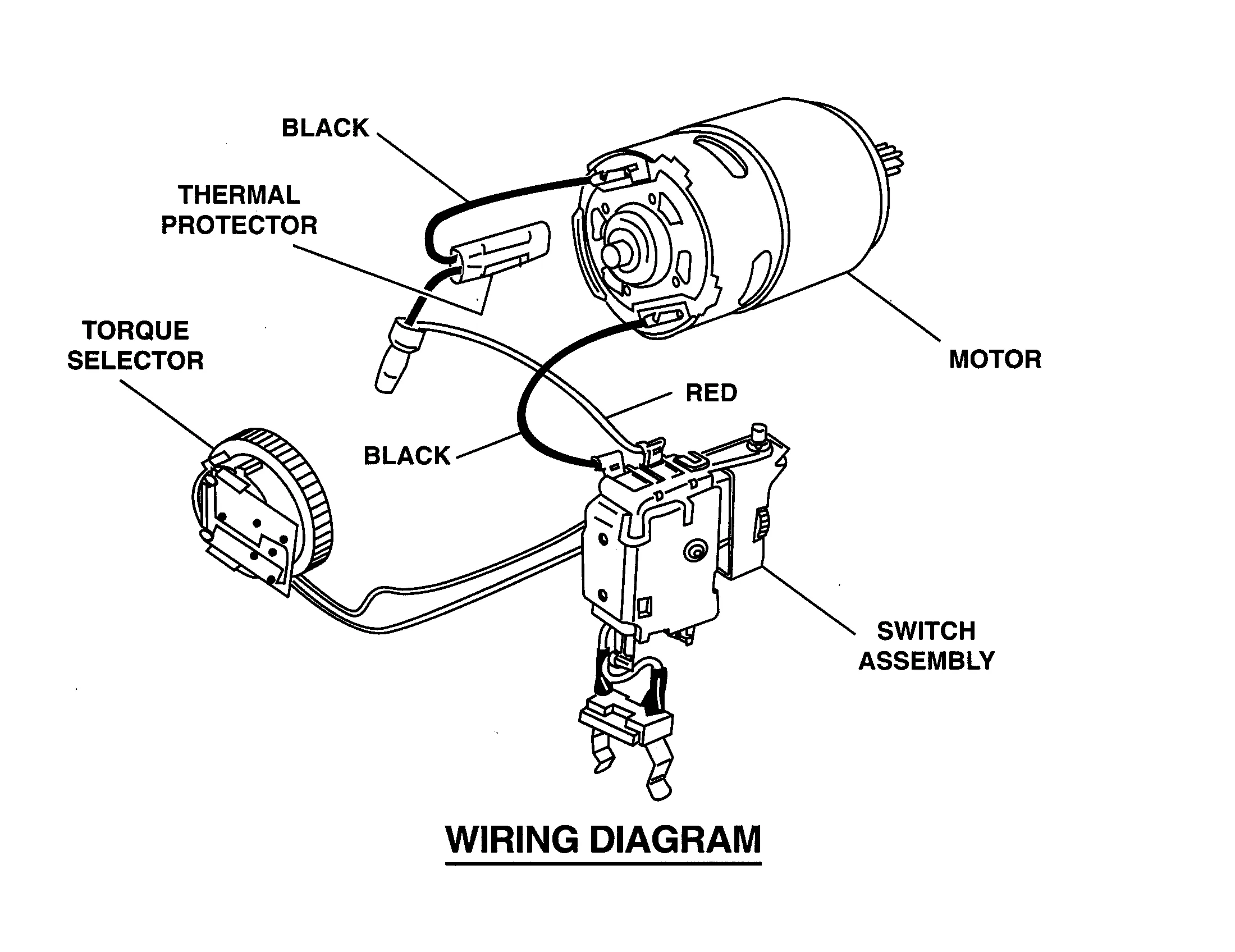 Diagram Cordless Drill Wiring Diagram