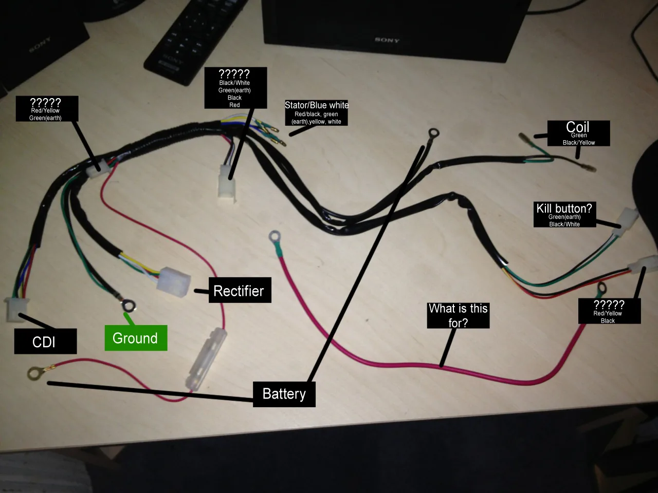 Diagram Ct70 Pit Bike Wiring Harness Diagram