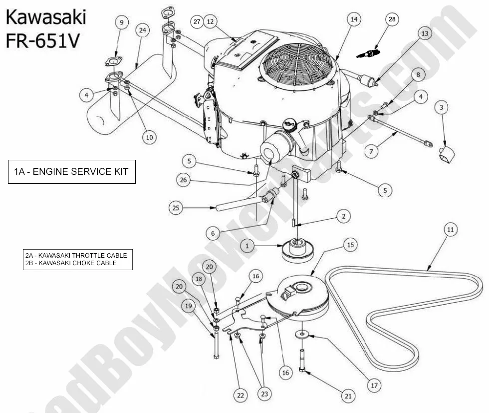 Diagram Cub Cadet Kawasaki Engine Diagram
