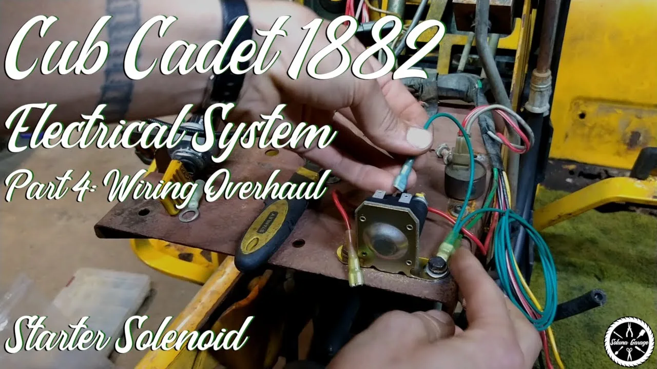 Diagram Cub Cadet Starter Solenoid Wiring