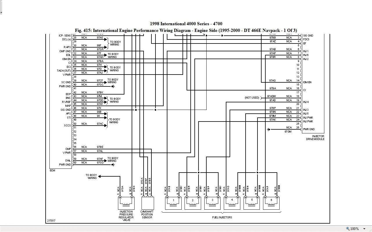 Diagram Diagrams Wiring International Dt466 Sensor Location Wiring Diagram