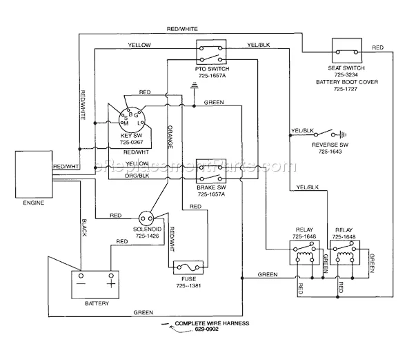 Diagram Diy Keyless Wiring Diagram Mtd Tractor