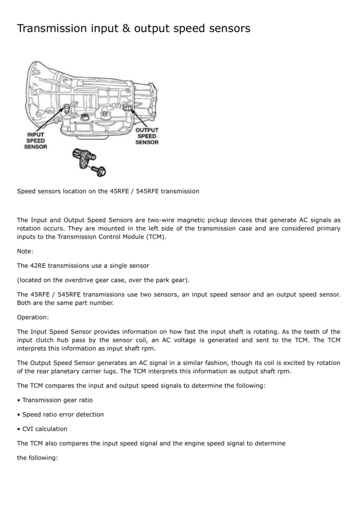 Diagram Dodge 44Re Transmission Diagram