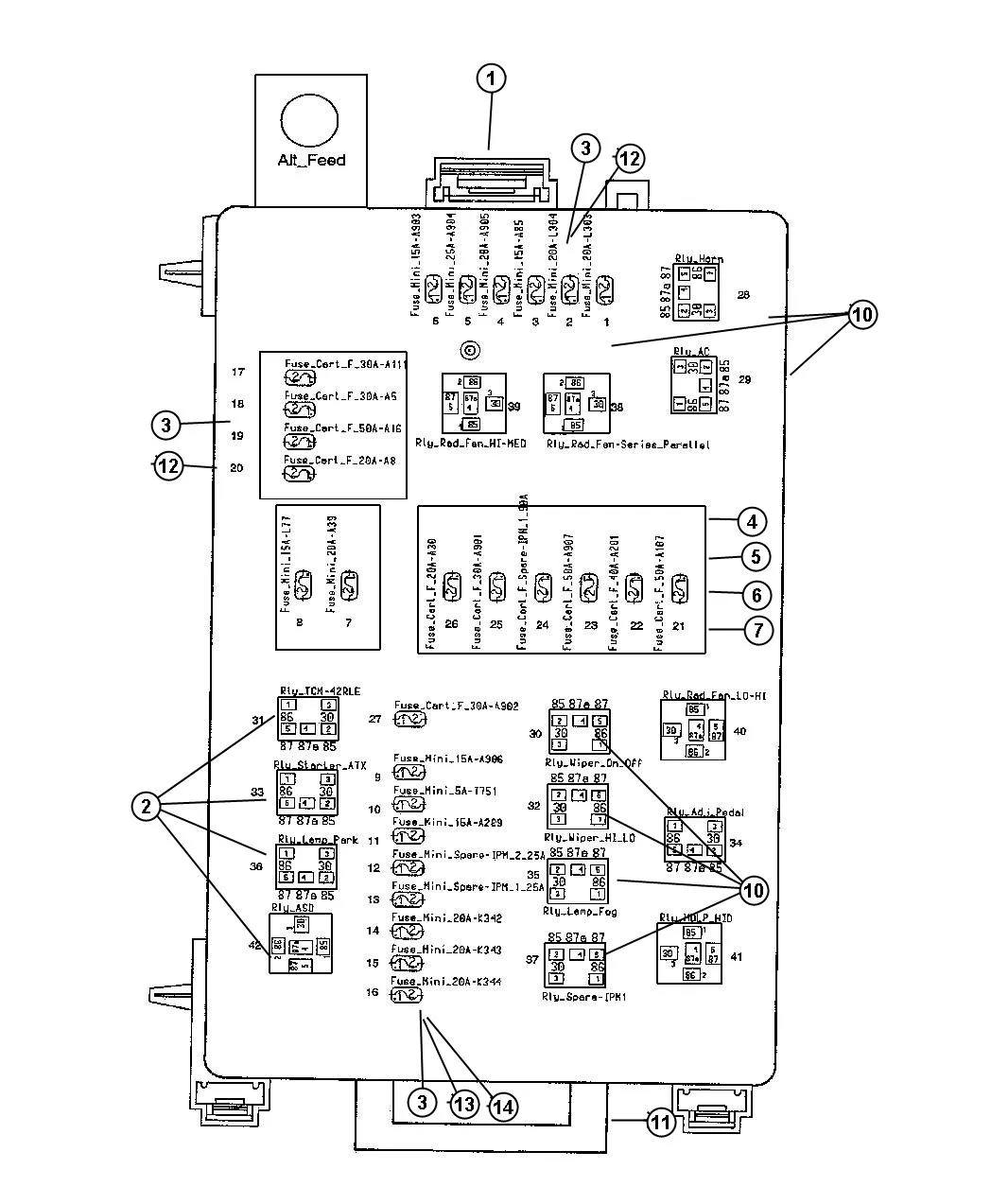 Diagram Dodge Charger 57 Fuse Box Diagram 2007