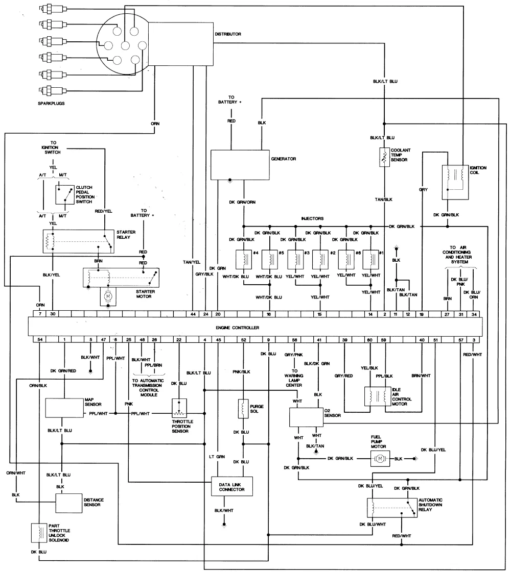 Diagram Dodge Dakota Trailer Wiring Diagram