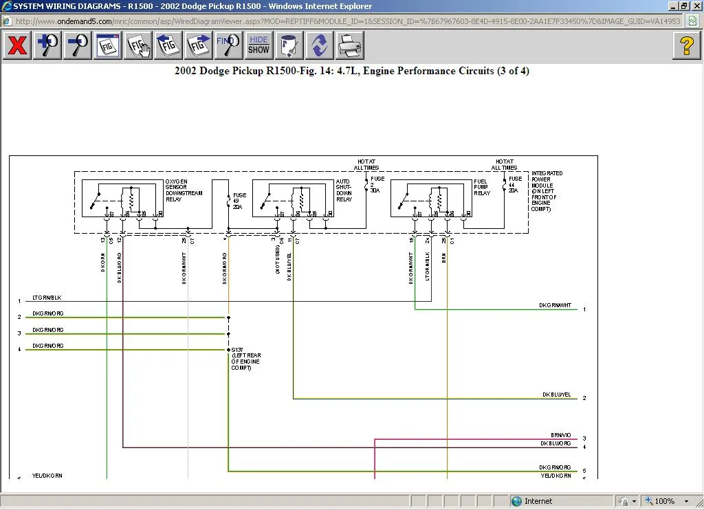 Diagram Dodge Ram Fuel System Diagram
