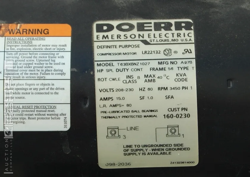 Diagram Doerr Compressor Motor Lr22132 Wiring Diagram