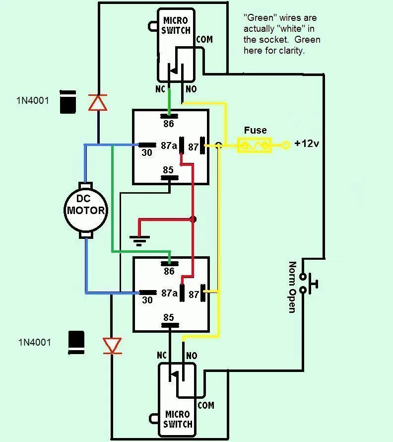 Diagram Dpdt Relay Wiring Diagram Door